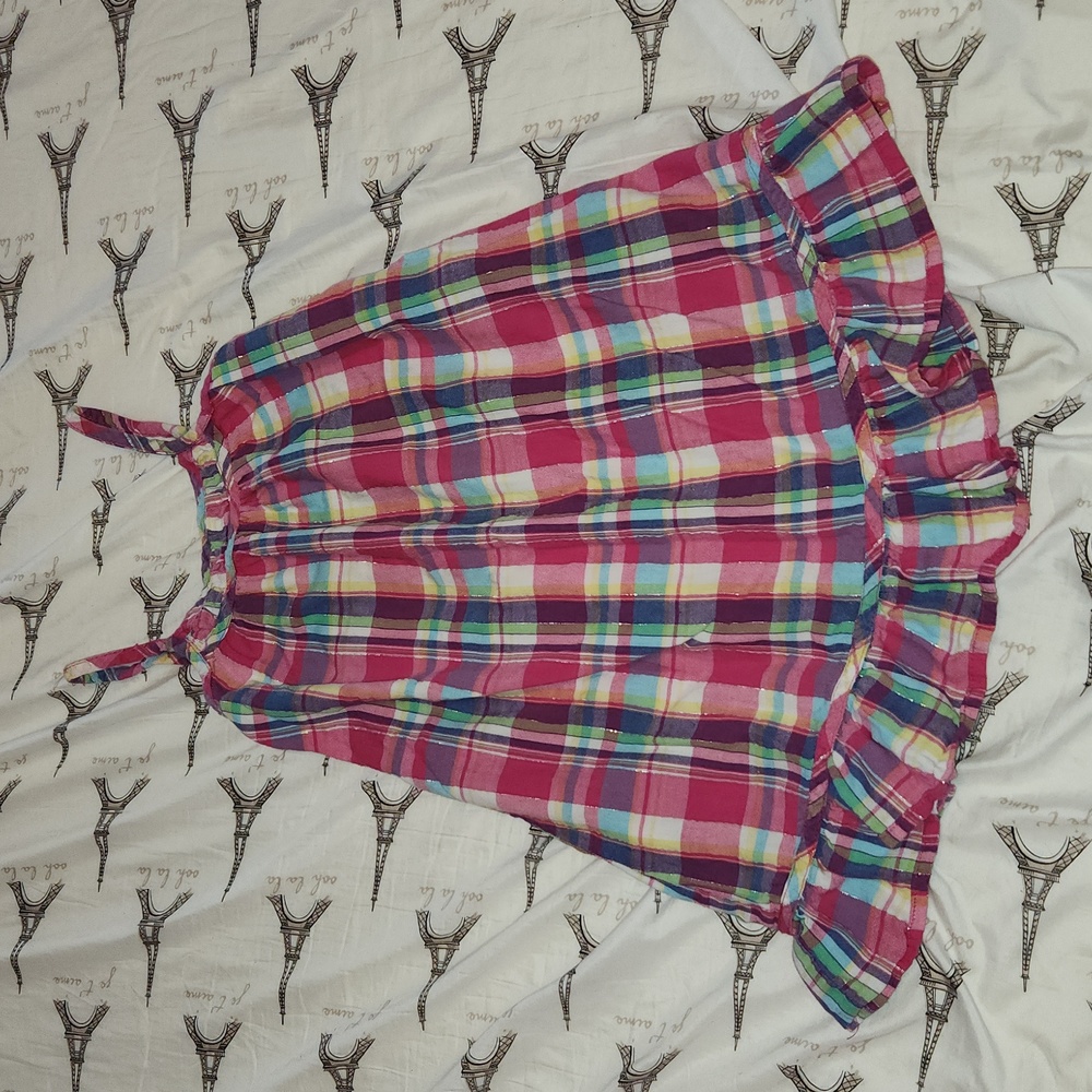 Girl's NEVADA Sumner dress checked colourful